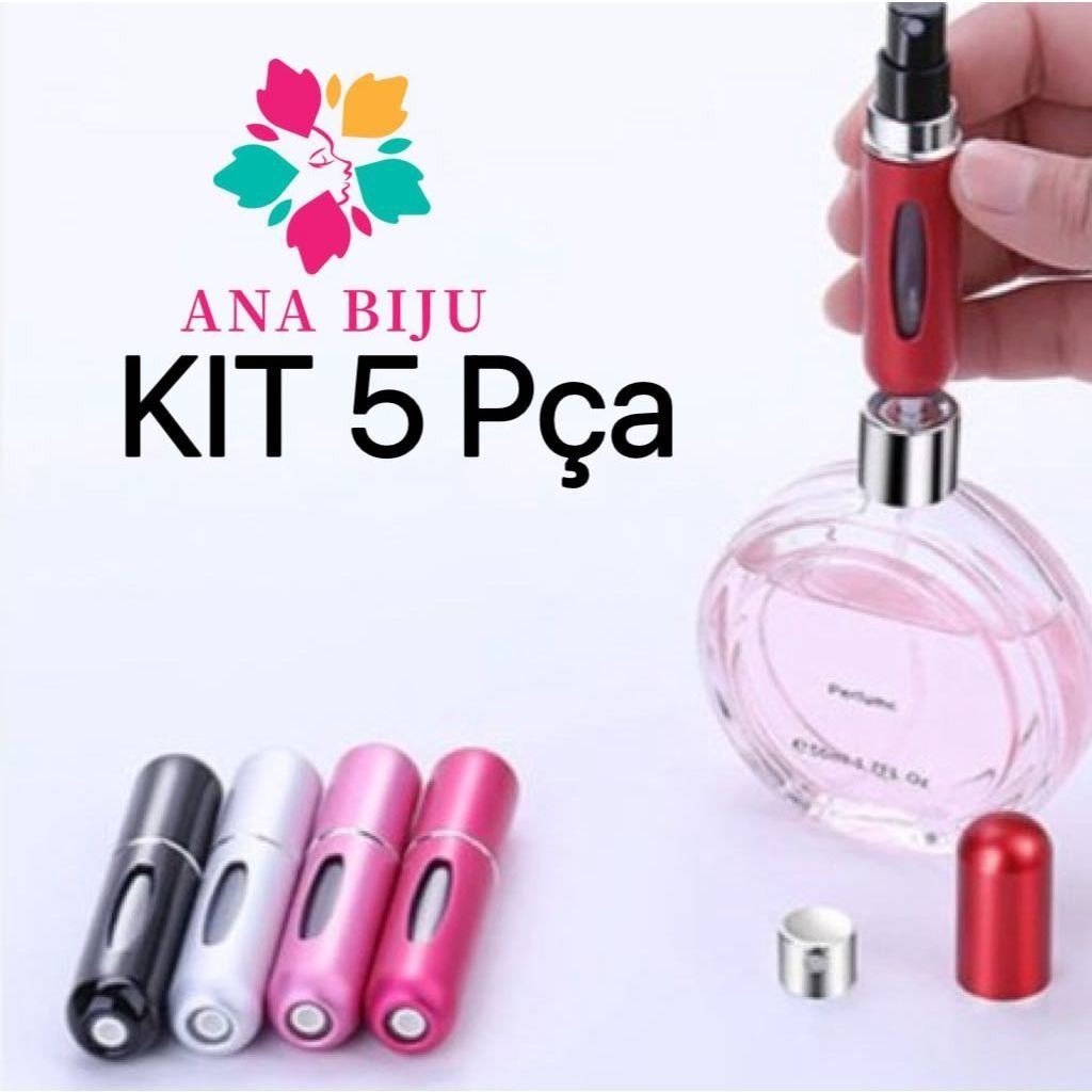 KIT 5 unidades Porta Perfume Spray